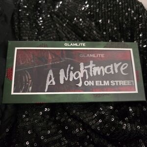 Glamlite A Nightmare on Elm Street Eyeshadow Palette New In Box Holographic Box